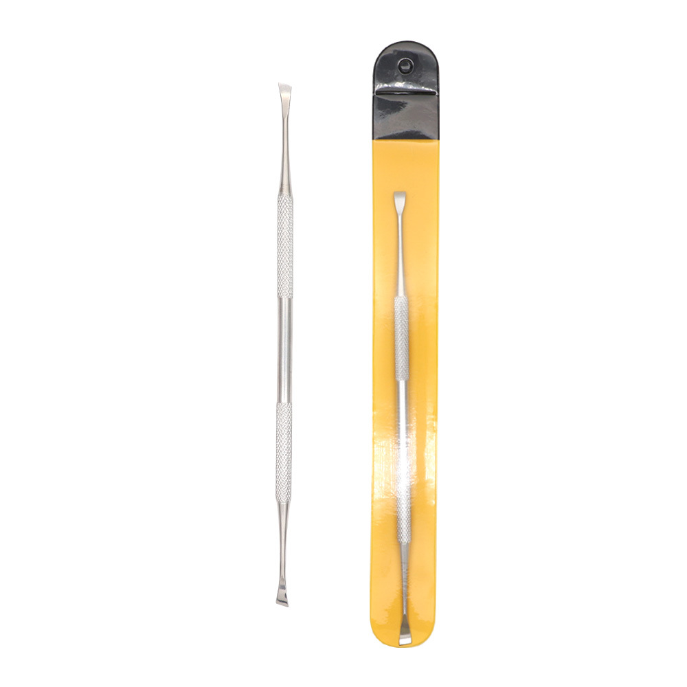 Hoe shaped tooth cleaner