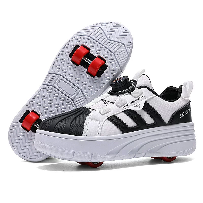 Flashing LED Roller Skates for Adults, Light-Up Two/ and Four-Wheel Models, Sizes EU 27–43