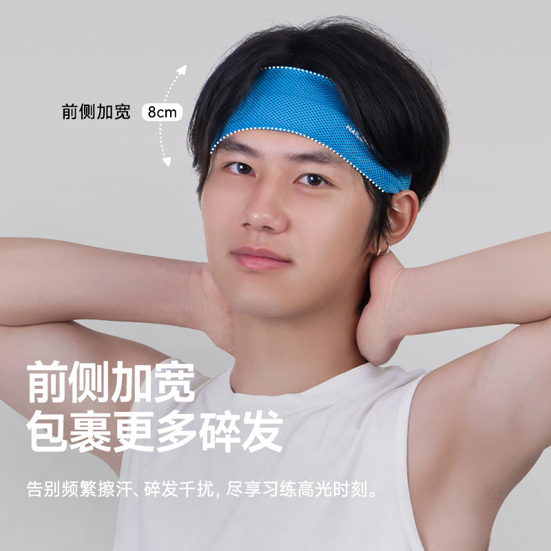 Deportes anchos cinturones de cabello absorción de sudor bandas de cabello para hombres y mujeres turbante de fitness equipo transfronterizo baloncesto yoga correr maratón