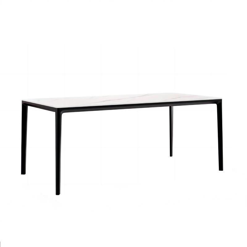 Rock placa mesa de comedor hogar pequeño apartamento luz lujo moderno simple mesa de arroz italiano nuevo minimalista mesa de comedor y silla combinación