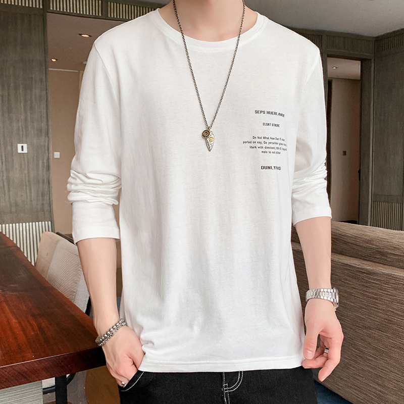 Men's long-sleeved t-shirt 2021 new tren...