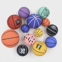 苏迈家橡胶弹力球空心免充气成人减压发泄玩具9cm中大号迷你蓝球