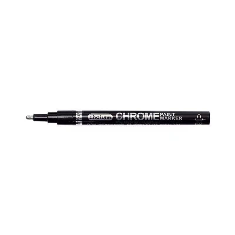 Highlighter, retroreflective marker, golden brush, mirror effect, DIY