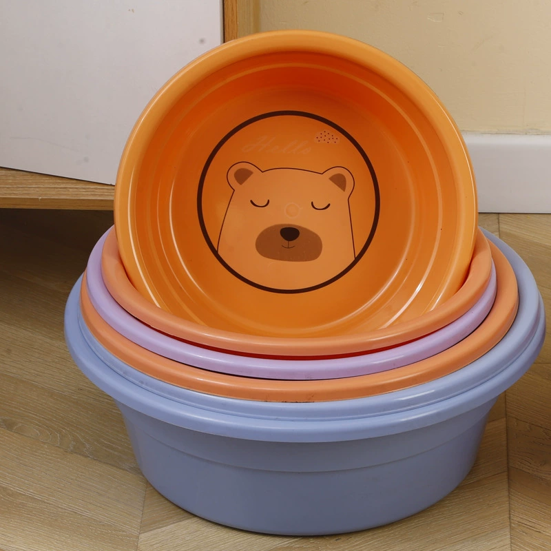 Plastic durable washbasin for students for laundry, increased thickness