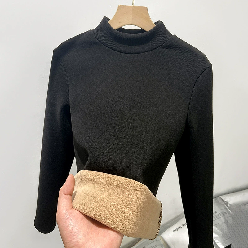 Knitted Sweater, Body-Friendly Long-Sleeve Turtleneck, Demi-Season Thermal Top