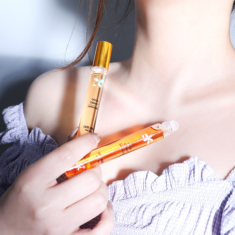 Tiktok Live-Streamed Popular Rolling Ball Perfume for Students and Young Girls, Natural and Fresh, Reverse Fragrance, Morning Fragrance, Dropshipping