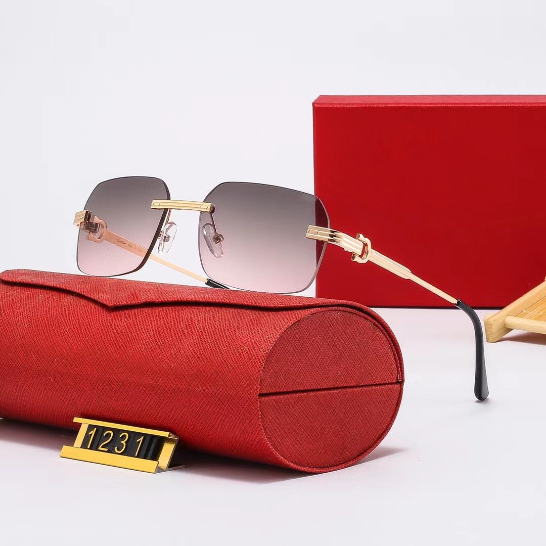 Hombres y mujeres de montura grande de moda, gafas de sol de pareja para conducir, diseño cóncavo de fotografía de calle, moderno_voghion.com