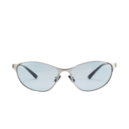 New trendy street style metal cat-eye sunglasses for women, stylish American retro sun glasses with UV protection