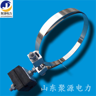 Fiber Optic Cable Fixing Clamp, Bottom Line Clamp, ADSS Fiber Optic Cable, Stainless Steel Belt/hollow Steel Belt, Bottom Line Clamp