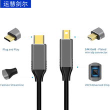 type-c�D����dp�D�Ӿ�1.8M�D�Q��֧��4K60hz USB C miniDP�B�Ӿ�