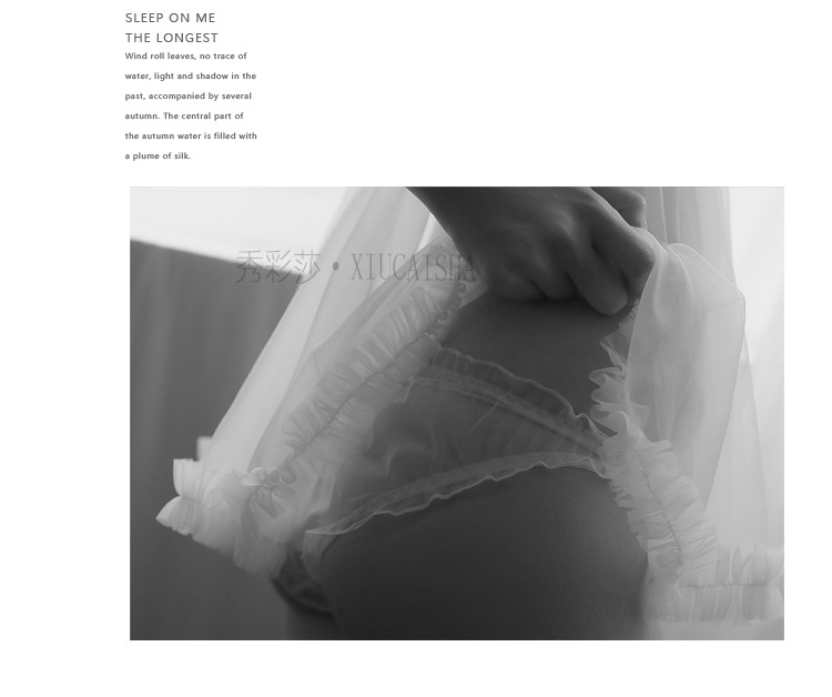 Sheer Mesh Babydoll Nightdress with Matching Panty, Pink One Size — detail image 31
