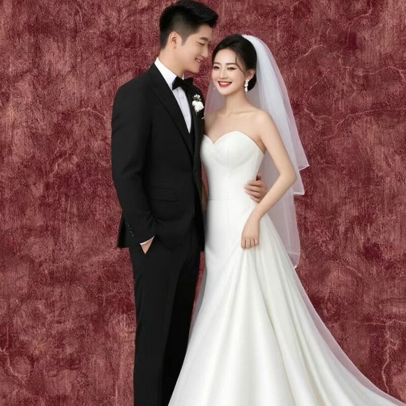 Retro Wedding Oil Painting Background Cloth European Palace Oil Painting Texture Wedding Photography Photo Shooting Essential Gentle Atmosphere