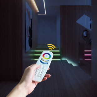 GE lede wireless touch 8 groups LED remote control RGBCCT light strip module panel intelligent 2.4g dimming color mixing