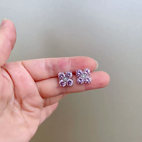 Fuchsia earrings