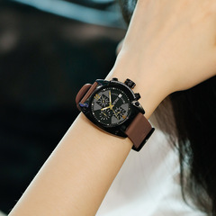 2022年新款硅膠女生手錶時尚潮流女表多功能帶日曆小眾女士手錶女