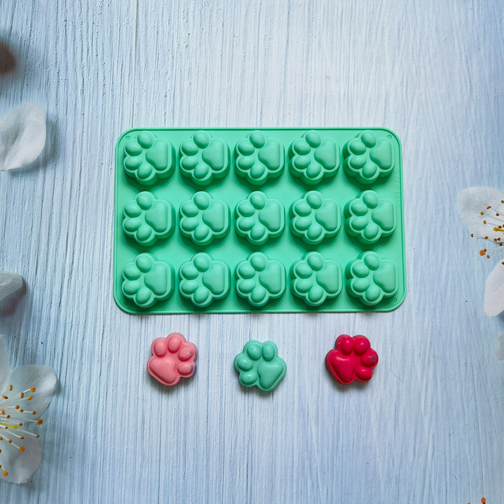 15 garras de gato 360 molde de silicona para pastel de chocolate molde de gelatina torta molde de pan herramientas de horneado