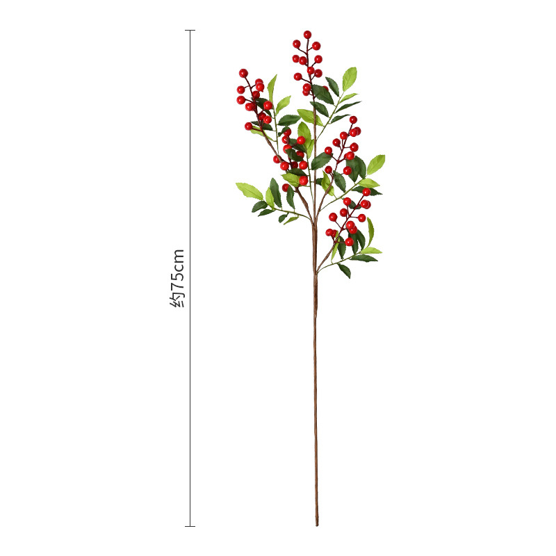 Envío gratuito, directamente del fabricante, espigas de trigo, ramas de bayas, accesorios de fotografía navideña, decoración del hogar para Año Nuevo, arreglo para reuniones anuales, espigas de trigo y bayas.