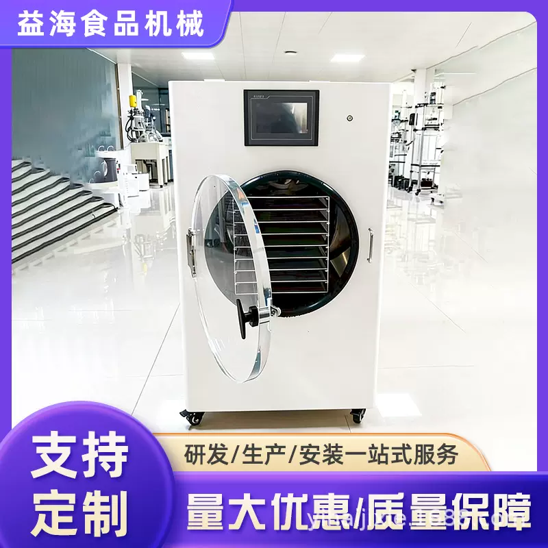 休闲食品冻干设备 全自动家用小型真空冻干机 猕猴桃低温脱水机