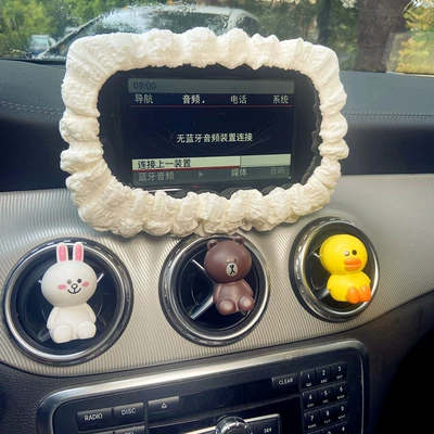 Car Screen Frame Cover Display: Sürətlər qutusu və əl tormozu başlıqları