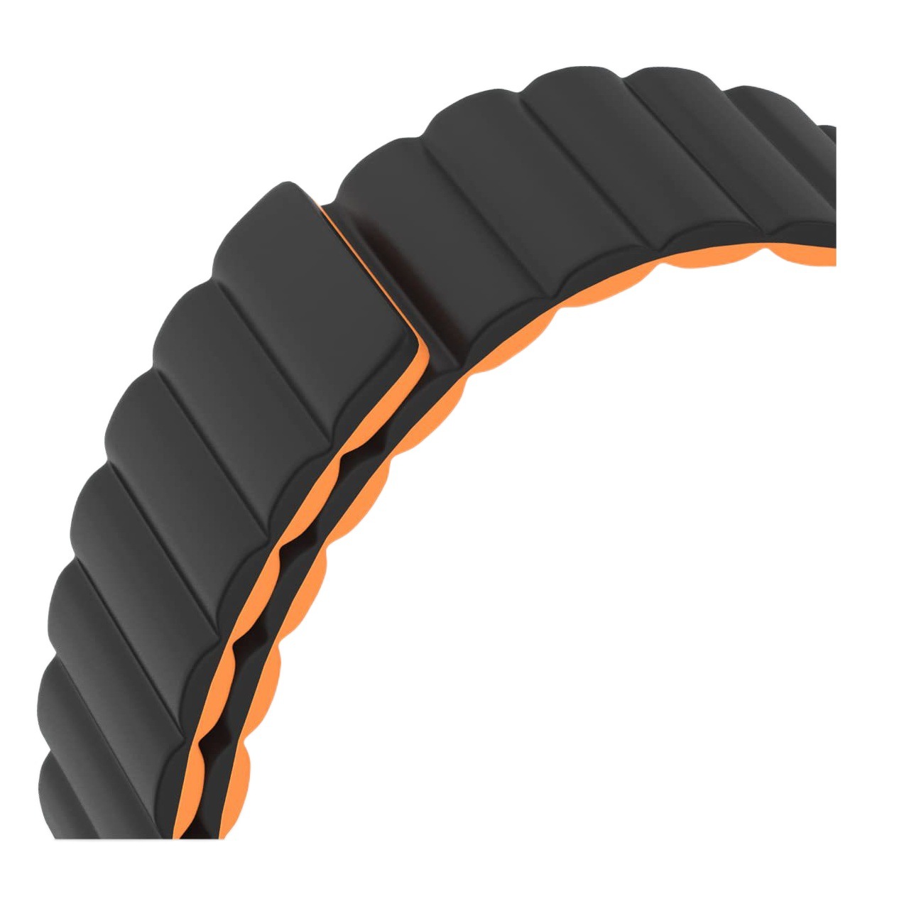 Nueva correa de cadena de silicona magnética para Samsung watt4, Huawei GT2 20mm 22mm