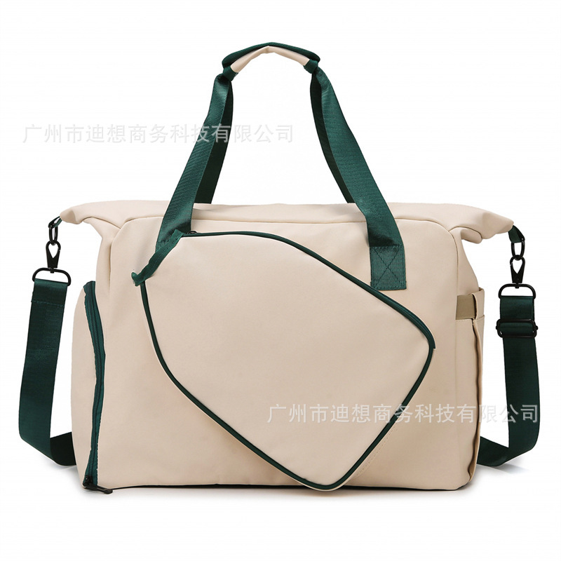Bolsa de pelota nueva gran capacidad, bolsa de raqueta de pelota ligera con bolso de zapato independiente, bolso de deporte