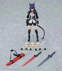 美少女系列 figma 525# 老陈 可动换脸 公仔 模型 摆件 盒装手办