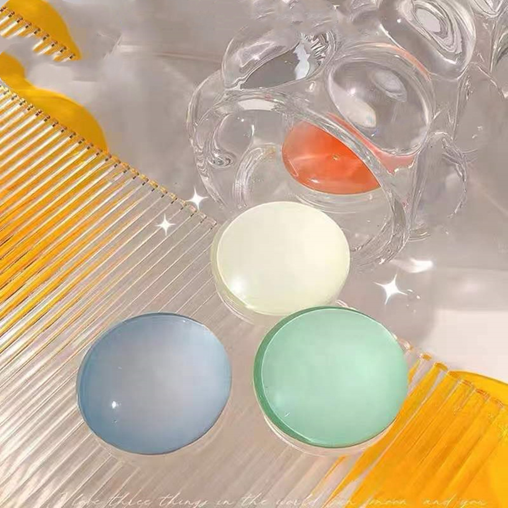 ins Candy Color Series Solid Color Three-Dimensional Crystal Ball Stand Lazy Telescopic Desktop Creative Mobile Phone Stand