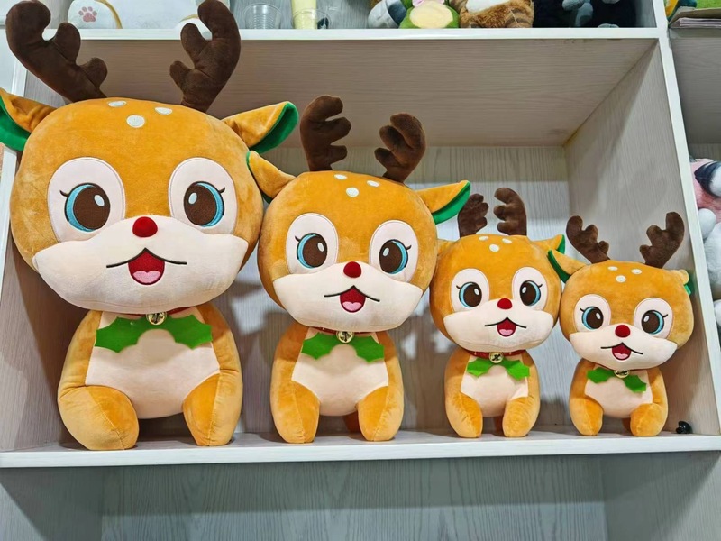 漫画クリスマスシリーズ雪だるまぬいぐるみヘラジカ人形クリスマスツリー装飾品人形会社ギフト装飾|undefined