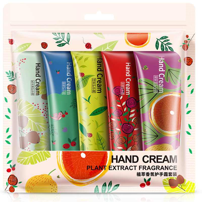 Perfumed moisturizing nutritious medical hand cream with plants…