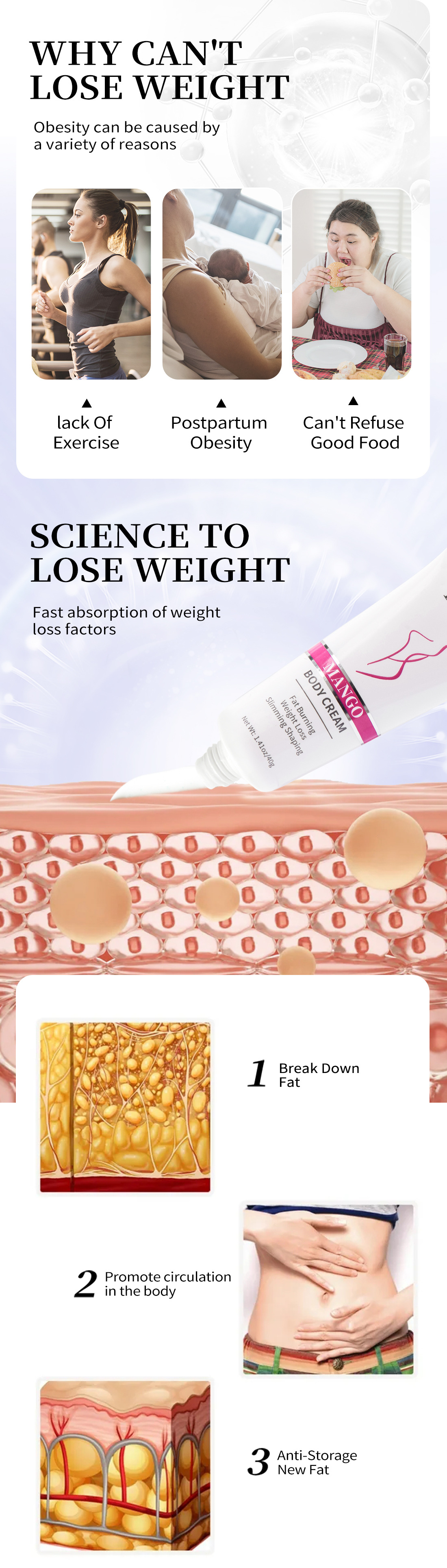 Letter Body Lotion Simple Style Personal Care display picture 3