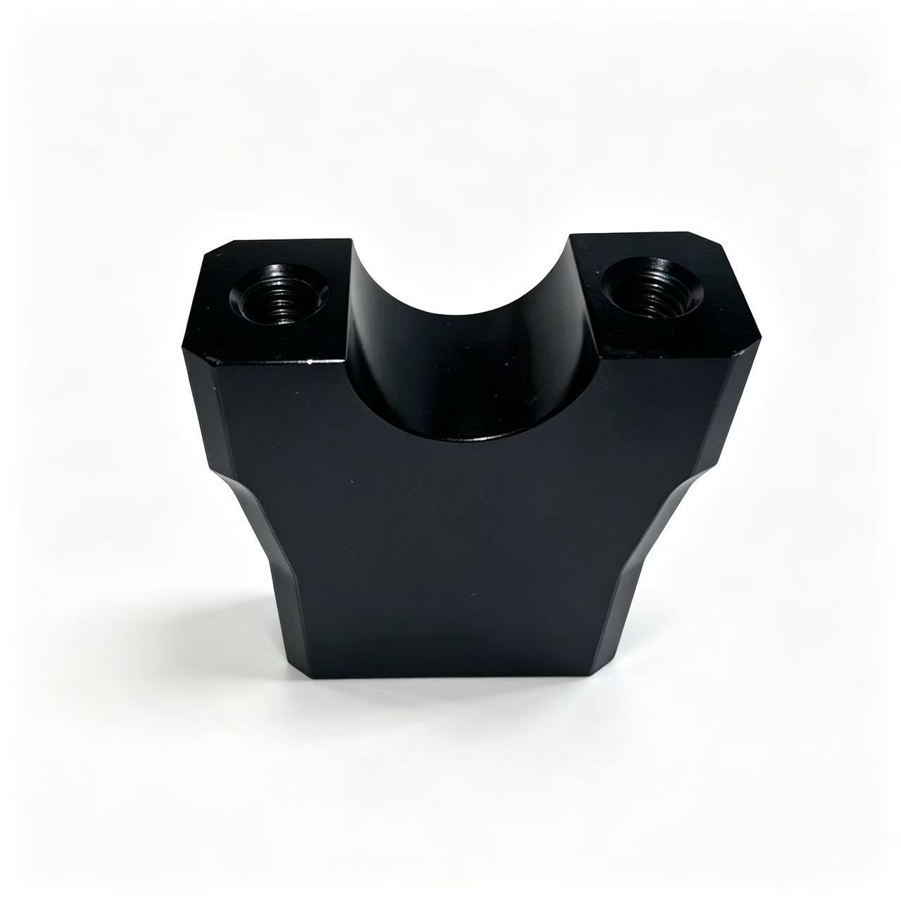 Motorcycle Front Shock Absorber Accessories, Connecting Plate Seat Repair and Replacement, Glossy Black