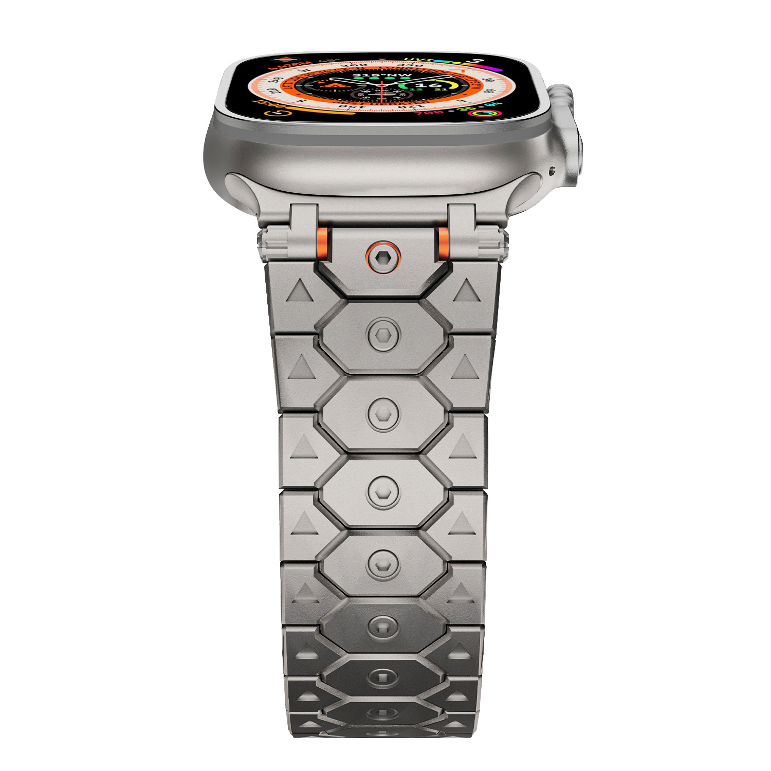 適用アップル腕時計バンドUltra s10タイタンステンレス腕時計バンドチタン金属鋼バンドiwatch腕時計バンド