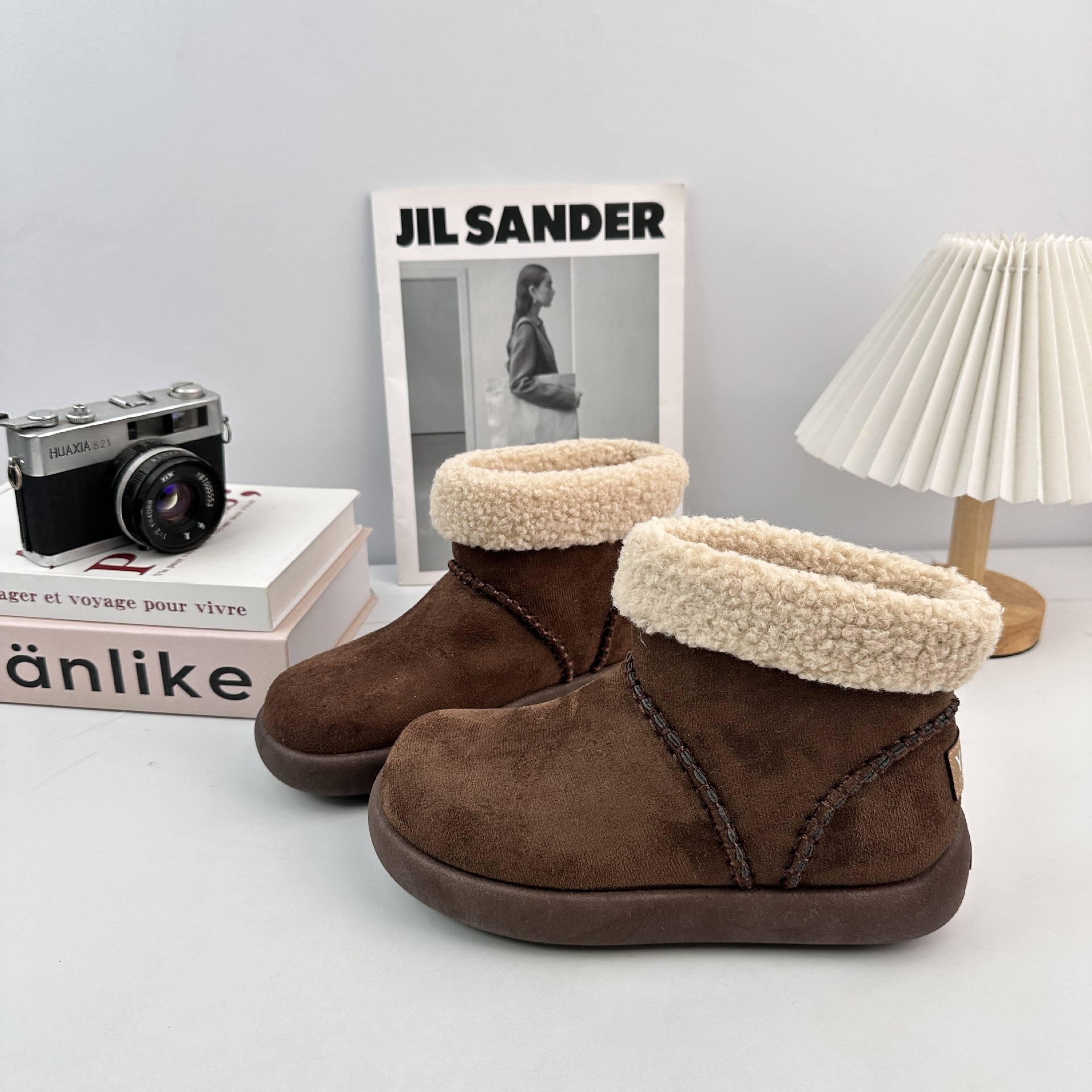 Far wave lana de patata zapatos de nieve para mujeres invierno 2025 nuevos zapatos impermeables de patata caliente y feos image 5