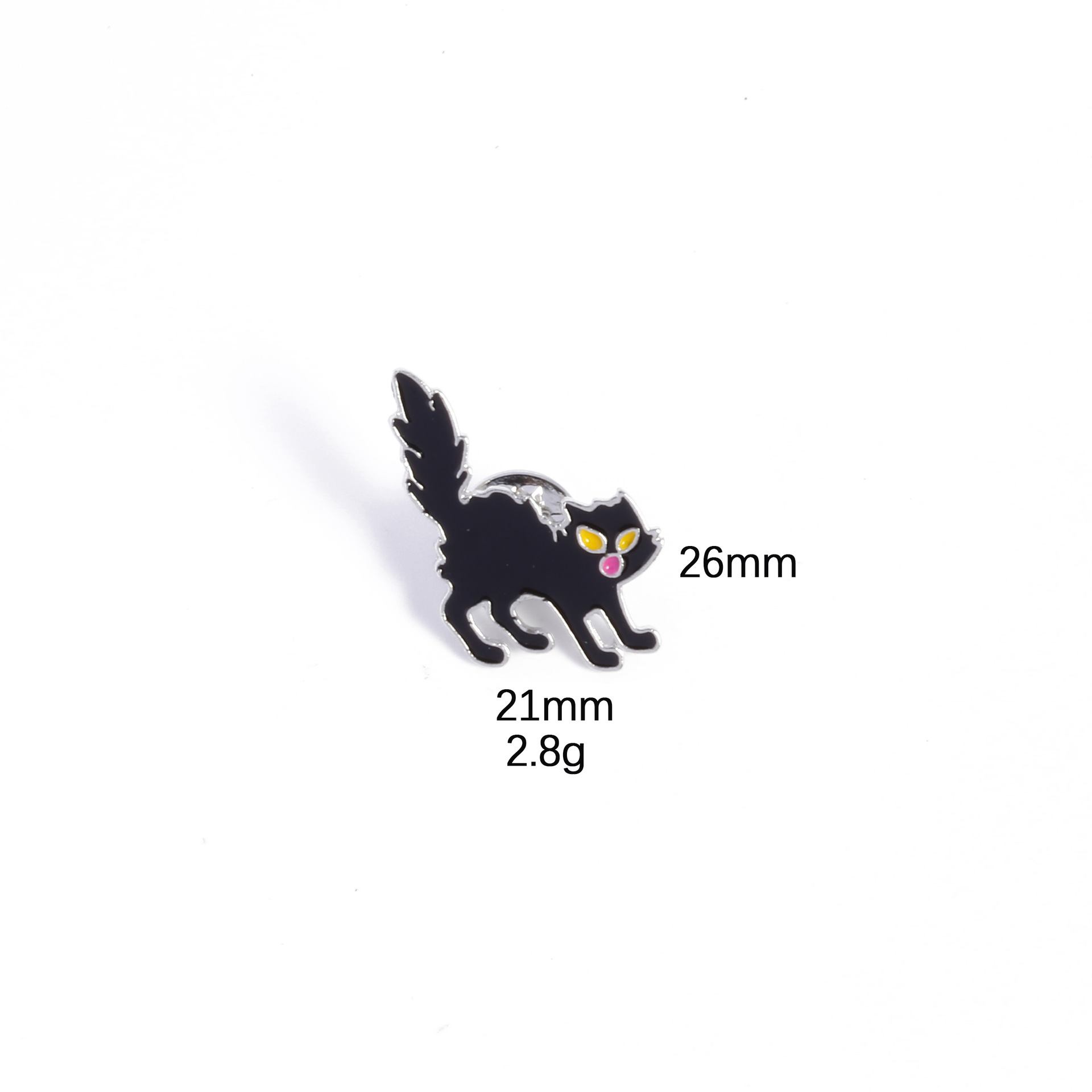 11g Weight Brooches Classification Party Occasion Zinc alloy Material Halloween Festival Cat, Bat, Ghost Pattern Unisex Gender Enamel Design Sweet, IG Style Style Sweet IG Style Pin Cat Bat Ghost Zinc Alloy Enamel Unisex Brooches 13