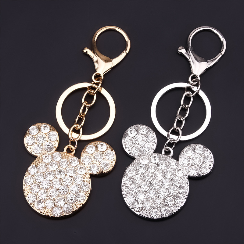 Mickey Mickey Mouse Metal Badge Keychain Customized Universal Studios Pendant Pendant Customized Cartoon Blind Box Fama