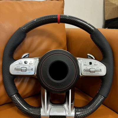 Steering wheel A-Class, C-Class, E-Class, S-Class, Ml, Old - red-return-mark