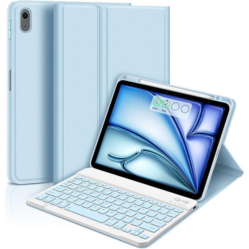 iPadmini6 タブレットのペンスロット保護カバー 10.9 磁気吸着 Bluetooth キーボード 11inch レザーケース Air75 に適しています。|undefined