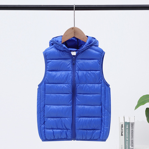 Children's Winter Cotton Vest - New Thick Warm Backless Outer Jacket for Boys and Girls, Middle School Students