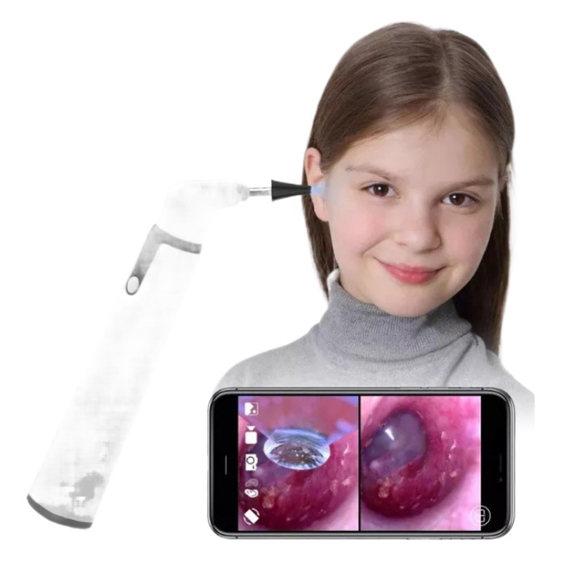Lemeishi inalámbrico WiFi otoscopio visual oído recoger 3,9mm transfronterizo producto caliente alta clara visual oído recoger endoscopio