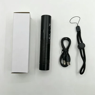 Outdoor Electronic Whistle, Pigeon Whistle, Electronic Whistle for Coaching, Command, Training, Sports Competitions, Strong Light, Multifunctional Flashlight (UV fənərlər) - new-ksd-002-white-box