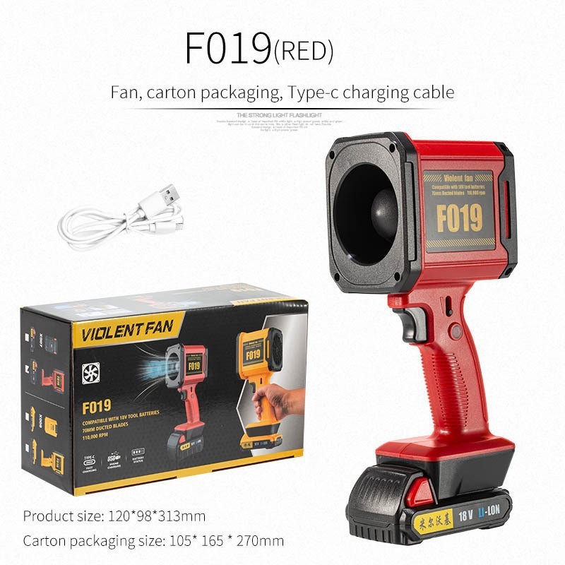 Nuevo ventilador de mano al aire libre transfronterizo Camping USB Infinite violento ventilador motor sin escobillas mini turbo ventilador