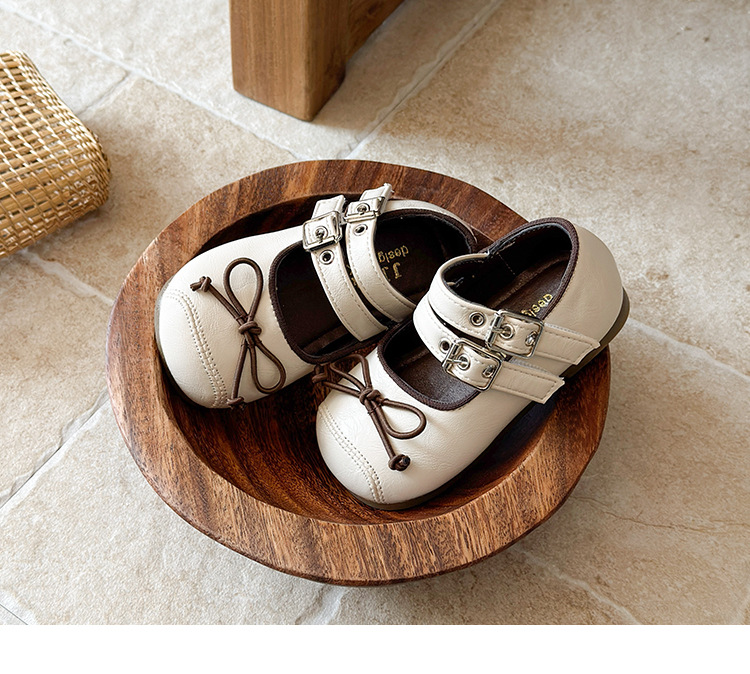 Sapatos de pele de princesa para meninas sola macia estilo_voghion.com