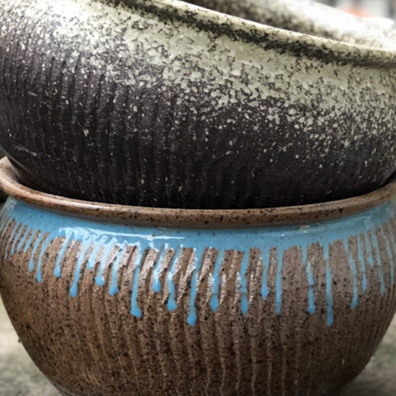Handmade Coarse Pottery Pots, Extra-Large Ceramic Succulent Flower Pots, Large Flower Pots, Bonsai Pots, Succulent Pots, Plant Flower Pots Handmade Coarse Pottery Pots, Extra-Large Ceramic Succulent Flower Pots, Large Flower Pots, Bonsai Pots, Succulent Pots, Plant Flower Pots