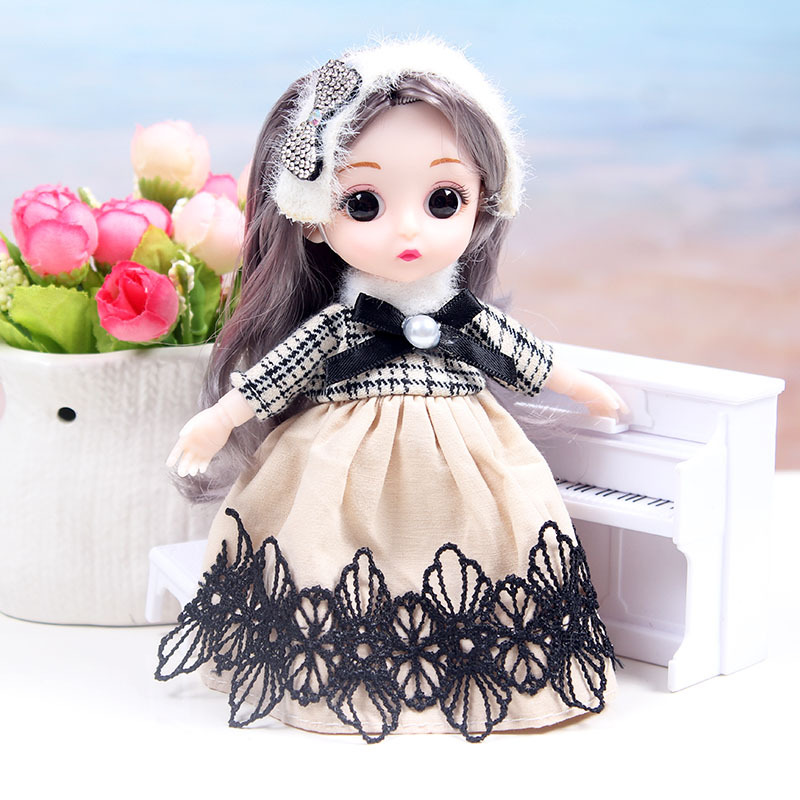 8 puntos de múltiples articulaciones se pueden vestir Molly traje de muñeca para niña 17 cm marea constante juguete Barbie confuso