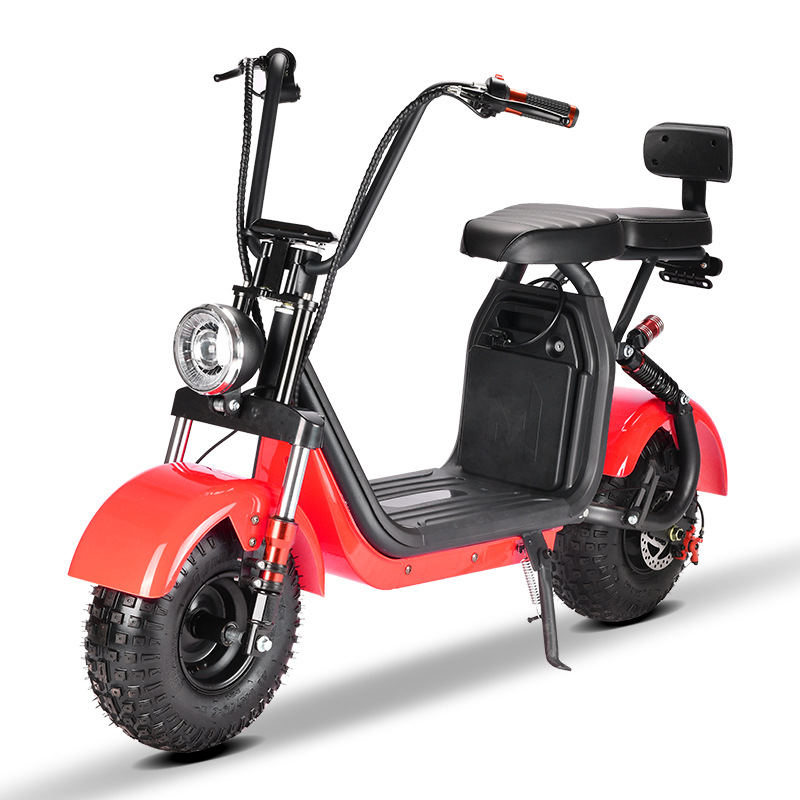 Eec Dot Adult Scooter Two-Wheeled Motorcycle Harley Electric Vehicle Mini-7 Can Be Equipped with Dual Lithium Batteries