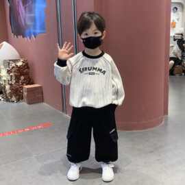 男童卫衣秋冬款2025新款儿童衣服长袖休闲洋气内搭上衣加绒冬装潮