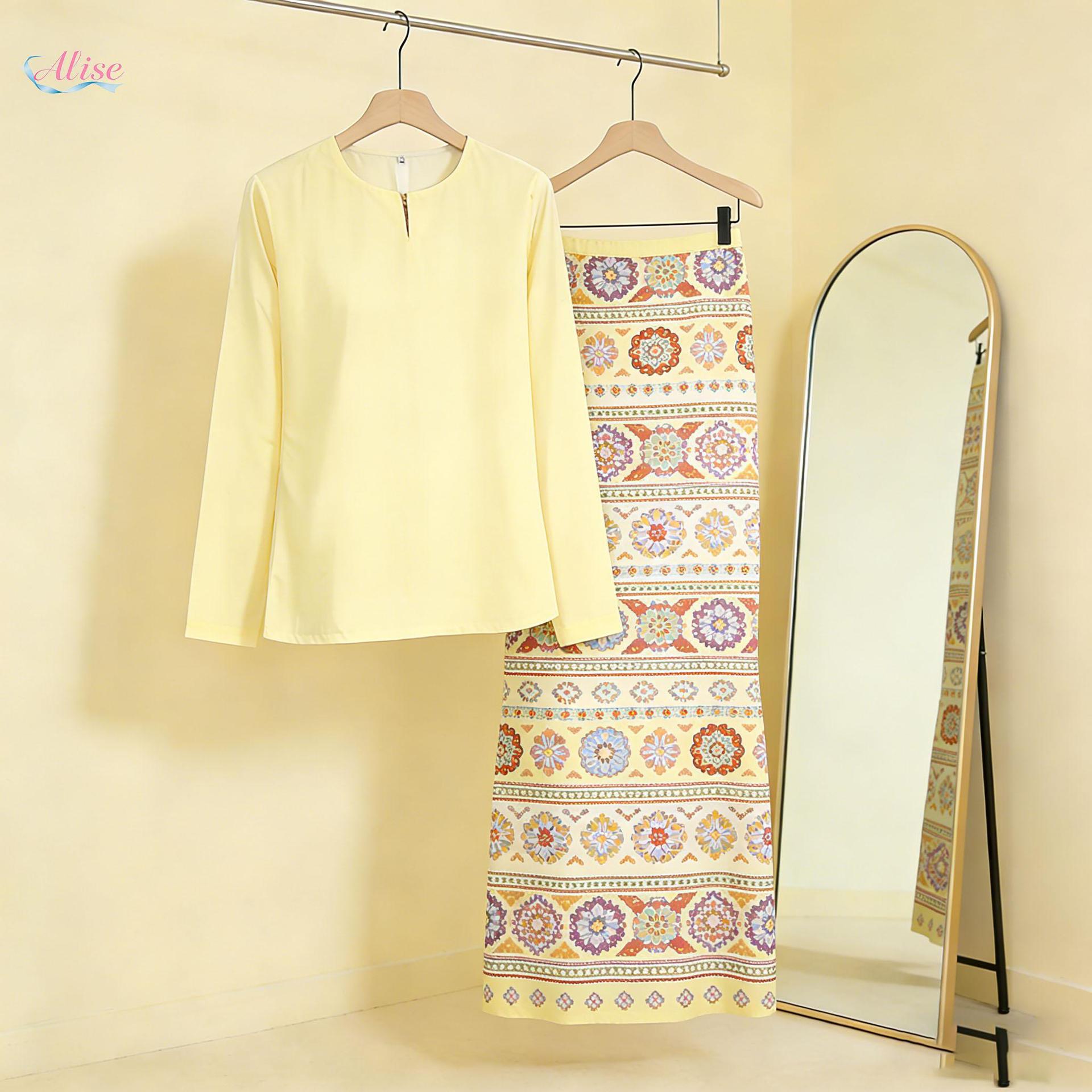 Elegant Two-piece Maxi Dress Set With 3d Floral Print For Women_voghion.com