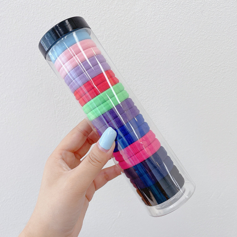 Cuerda para el cabello retro Maillard, temperamento femenino, cuerda para el cabeza duradera, banda de goma para el cabello de alta gama, tocado de lazo para el cabello de cola de caballo alta