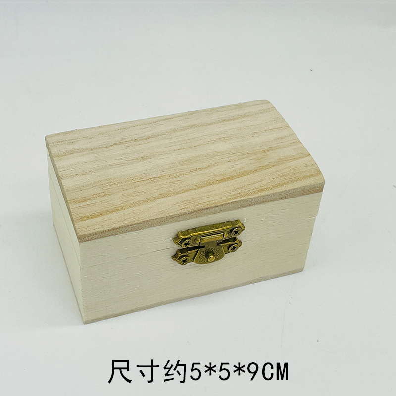 Los niños de madera hecha a mano DIY caja joyería creativa Ventas Directas la fábrica Infantil Educación Temprana juguetes educativos Venta caliente