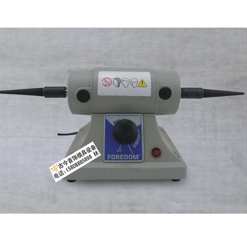 金科达双头布轮打磨抛光机无极调速进口布轮抛光机打金工具打磨机